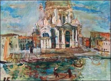 Qui a reprsent  La Santa Maria della Salute de Venise  ?