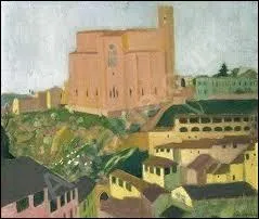 Quel peintre surnomm le nabi aux belles icnes est l'auteur de la toile  Eglise St Dominique  Sienne  ?