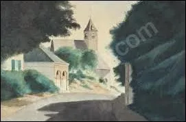 Qui a peint  Le chemin vers l'glise  ?