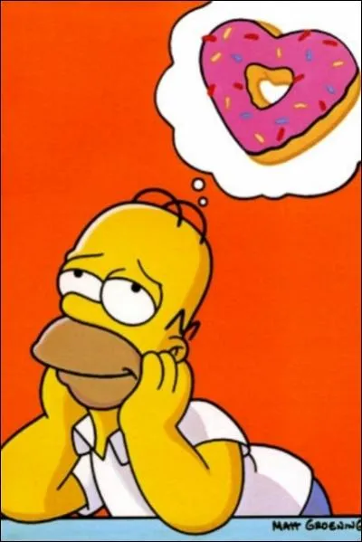 Homer Simpson adore les donuts et...