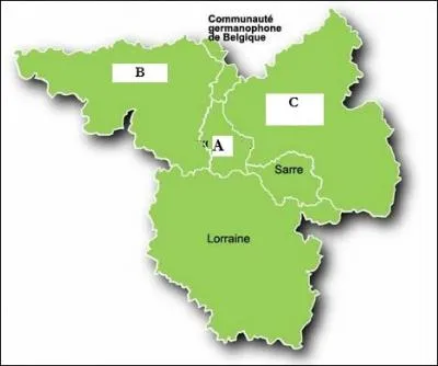 Sur la carte jointe, quel pays est-il not par la lettre A ?