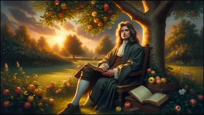 Qu'aurait reçu Isaac Newton sur la tête lui permettant de découvrir les lois sur la gravité ?