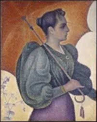 Qui a peint   La femme  l'ombrelle   ?