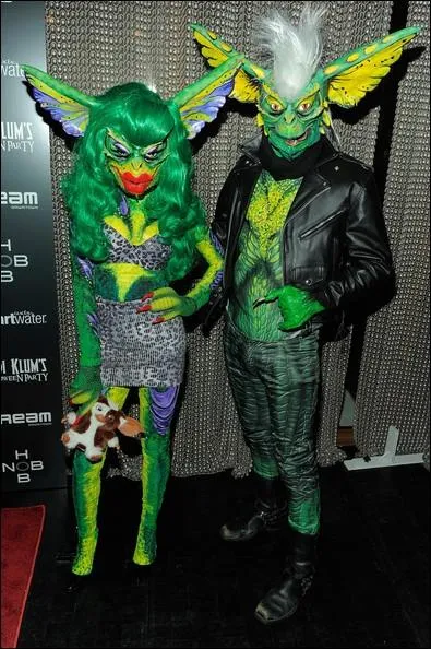 A la soire d'Halloween de Heidi Klum, ce sont les designers Philippe et David Blond, magnifiquement dguiss en... ?