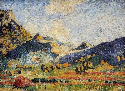 Qui a peint  Les Petits, montagnes mauresques  ?