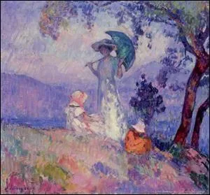 Qui a peint  Promenade dans la montagne  St Tropez  ?