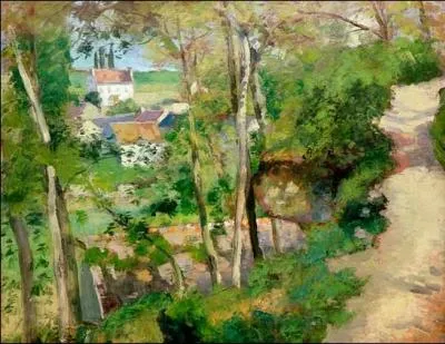 Qui a peint  Le chemin de montagne de l'Hermitage  Pontoise  ?
