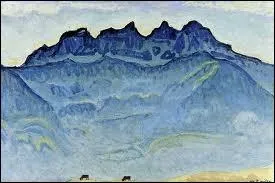 Qui a peint  Dents du midi de Champry  ?