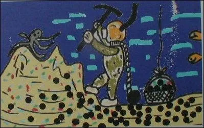 Que sont les concrétions noirâtres présentes sur les fonds marins ?