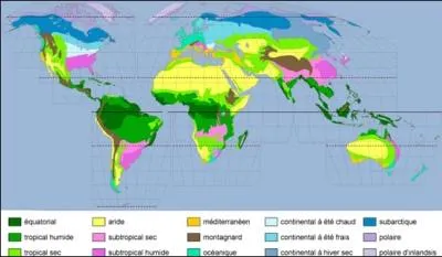 Comment se traduit le climat équatorial ? Nous avons :