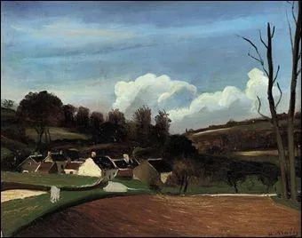 Qui a peint  Village dans la campagne  ?
