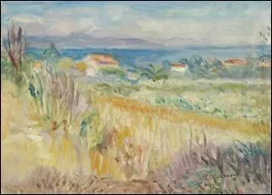 Qui a peint  Les herbes dans la campagne de St Tropez  ?