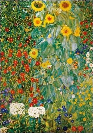 Qui a peint  Jardin de campagne avec des tournesols  ?