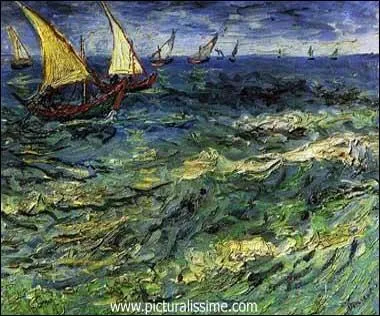 Qui a peint Marines aux Saintes-Marie ?