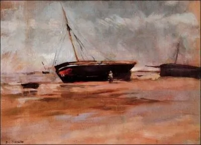 Qui a peint Bateaux  mare basse ?
