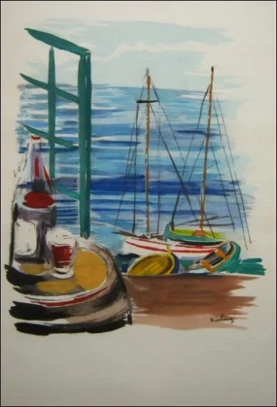 Qui a peint Bateaux au port ?