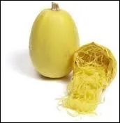 Voici la courge spaghetti. Quelle est la particularit qui lui vaut ce nom ?