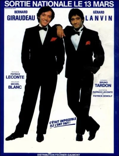 Un film d'action franais, ralis par Patrice Leconte en 1985 avec Grard Lanvin, Bernard Giraudeau, Christiane Jean, Maurice Barrier ... .