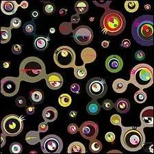 En dpit du fond noir, c'est la joie que semble exprimer cette oeuvre, au style reconnaissable, ralise par un artiste qui a expos en France sous les critiques. C'est ?