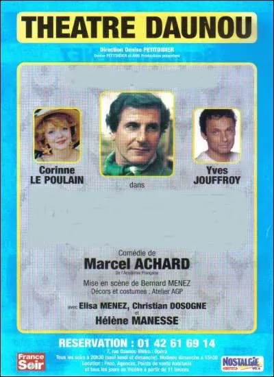  la cration de la pice dont il est question en 6, Pierre Dux tenait le premier rle de Rollo.  la reprise en 2004 au thtre Daunou qui tenait ce rle ?
