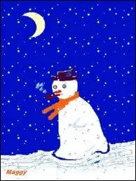 Dans son pome  l'hiver , Prvert crivait  Dans la nuit de l'hiver galope un grand homme blanc, c'est un bonhomme de neige...   Qu'avait-il de particulier ?