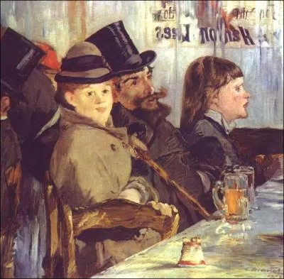 Qui a peint Au caf ?