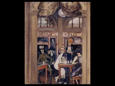 Qui a peint Le caf Florian  Venise ?