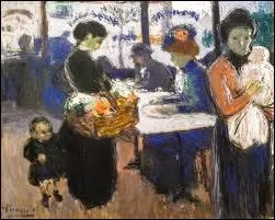 Qui a peint Caf  Montmartre ?