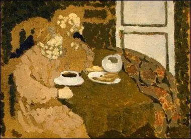 Qui a peint Deux femmes buvant leur caf ?