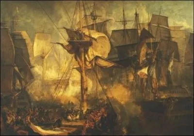 Qui a peint La bataille de  Trafalgar  ?