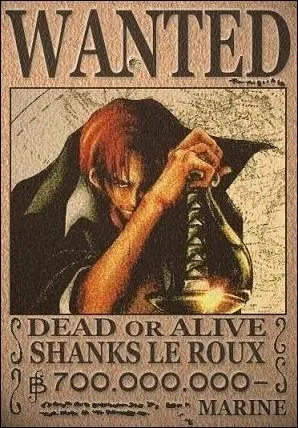 Quel pouvoir Shanks utilise-t-il pour sauver Luffy  Fushia contre un Monstre Marin ?