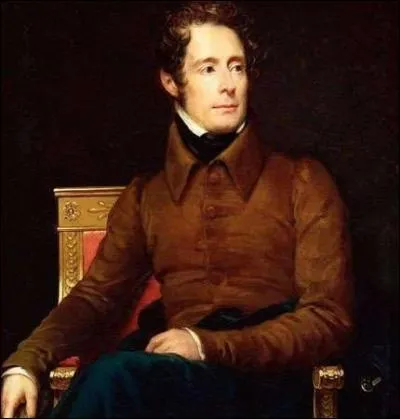 Matre du lyrisme romantique n le 21 octobre 1790, pote, romancier et homme politique, l'auteur du volume  Mditations potiques  ( Le Lac ,  L'Isolement )