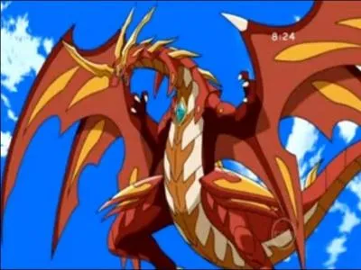 Comment s'appelle son bakugan Pyrus ?