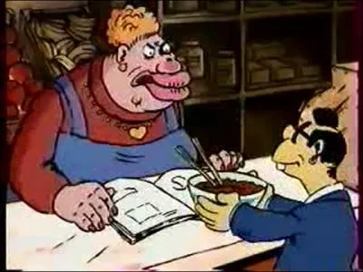 Dans 'La triade malfique', que contient le plat qu'amne le chinois ?