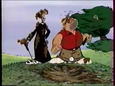 Dans 'La col�re de Yahv�', lequel des deux hommes sur l'image Yahv� d�sint�gre-t-il ?