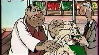 Dans 'Un doigt de d�licatesse', d'o� l'homme � droite de l'image veut-il que son poulet soit originaire ?