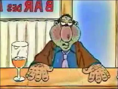 Dans 'La boule du d�mon', qu'a dans la bouche l'homme ayant jou� au casino toute la nuit ?