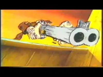 Dans 'Le tir forain', que gagne en premier l'homme sur l'image ?