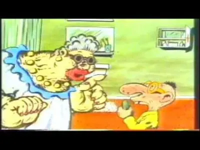 Dans 'Le suppositoire', pourquoi la femme sur l'image ne parvient-elle pas  mettre toute seule le suppositoire ?