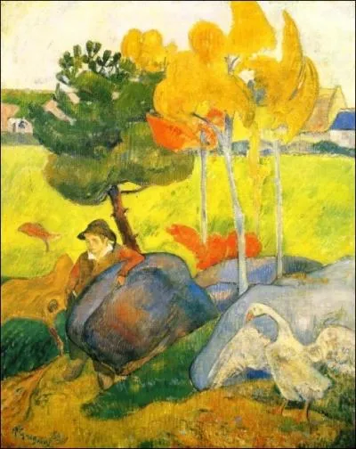 Petit Breton  l'oie, 1889