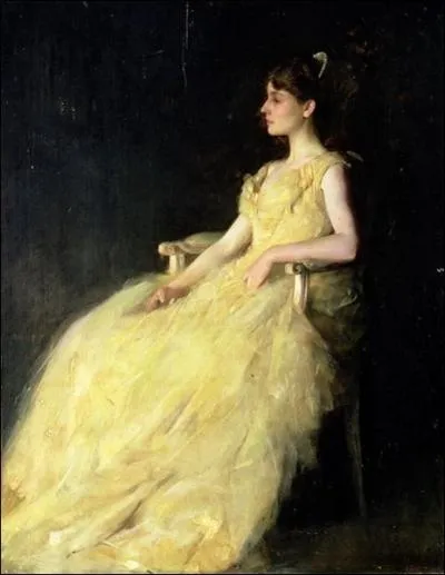A lady in yellow (1888)