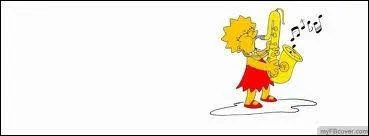 De quelle couleur est le saxophone de Lisa ?