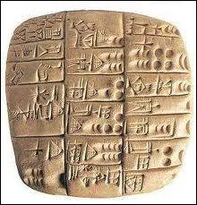 Il y a plus de 5000 ans en Msopotamie, les Sumriens mettaient au point un systme d'criture. Comment qualifie-t-on cette graphie particulire ?