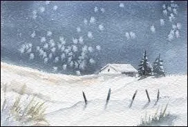 Tempte de neige se traduit par :