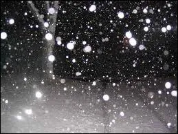 Chute de neige se traduit par :