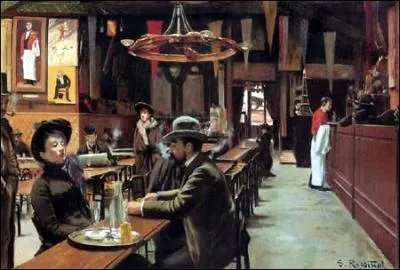 Dans quel quartier, en particulier de Paris, repaire des bohmiens littraires et artistiques au 19e sicle, ces cafs taient-ils populaires ?