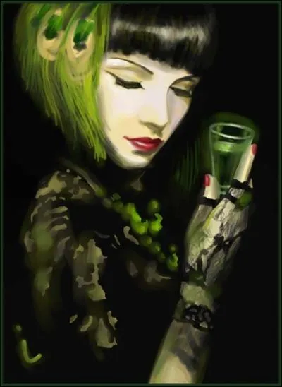 Pour une mesure d'absinthe, on ajoute :