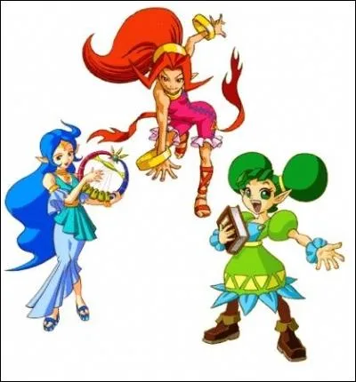 Qui sont ces trois jeunes filles ?