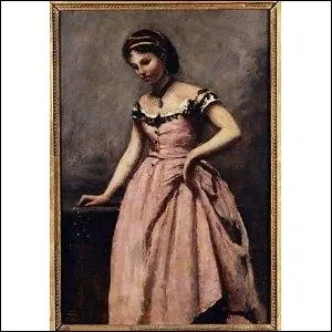 Qui a peint Jeune femme  la robe rose ?
