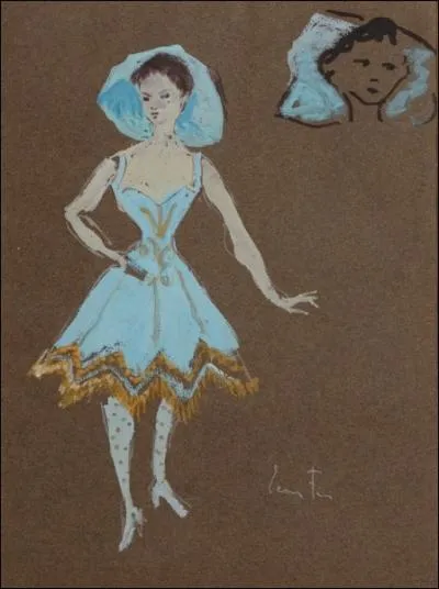 Qui a peint Danseuse  la robe bleue ?